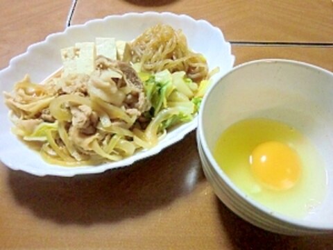 今日の晩ご飯☆すきやき　これからの季節にピッタリ